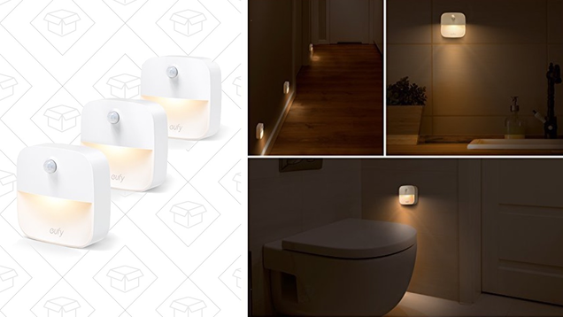 Eufy Lumi 3-Pack Motion-Sensing Night Lights | $11 | Amazon | Promo code NIGHT999